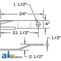 78495BH - Blade, Rotary Cutter, CCW, Lift 	