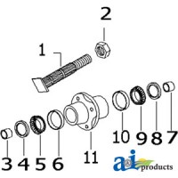 80A311 - Hub Assembly 	