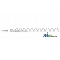 800-692 - 9', Black 11ga top serrated, Riveted 	