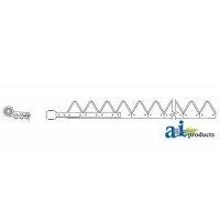 801-362 - 7', Black 11ga under serrated, Bolt-On 	