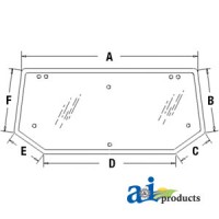 82014988 - Glass, Rear, Upper	