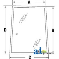 82029321 - Glass, Side (LH)	