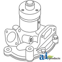 82847745 - Water Pump L/ Pulley 	