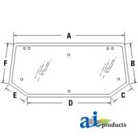 82014988 - Glass, Rear, Upper	