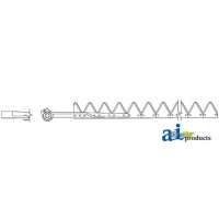 831-463 - 15', Black 11ga Big Tooth, Bolt-On 	