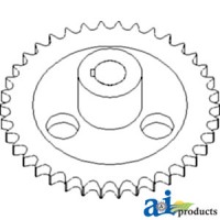 84069777 - Sprocket, Unloading Drive 	