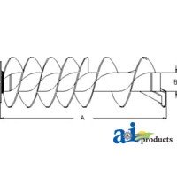 84447940 - Auger, Vertical Unloading	