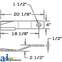 8589 - Blade, Rotary Cutter, CCW, Lift 	