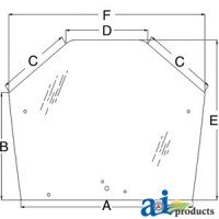 86002901 - Glass, Rear Window	