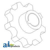 87283436 - Sprocket, Lower Clean Grain Elevator 	