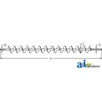 87730185 - Auger, Tailings; Ext Wear	