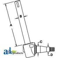 897476M95 - Spindle Assembly (LH)	