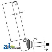 897231M94 - Spindle (LH)	