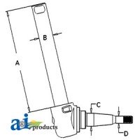 897457M96 - Spindle (LH)	