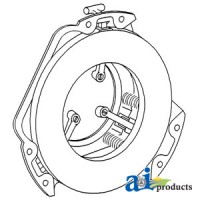 8N7563 - Pressure Plate: 9", 3 lever, 6 spring, flat flywheel 	