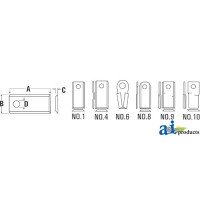 90261559 - Blade, Disc Mower, Lh