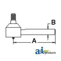 908825M1 - Drag Link End	