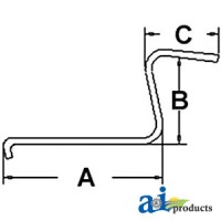 92611 - Rake Tooth (Long) 	