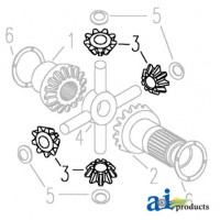 957E4292B - Gear, Differential Spider (1) 	