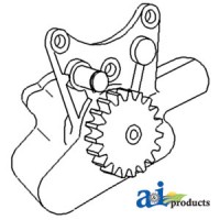 957E6600C - Pump, Oil w/ Gaskets 	