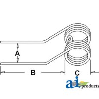 96FH2L - Rake Tooth (LH) 	