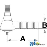 9N3270 - Drag Link End	