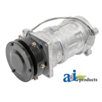 A160638 - Compressor, New, A6 w/ Clutch (1 groove 5 pulley, 12V