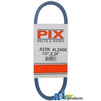 A22K - Kevlar Blue V-Belt (1/2" X 24" )	
