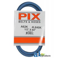 A62K - Kevlar Blue V-Belt (1/2" X 64" )	