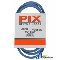 A63K - Kevlar Blue V-Belt (1/2" X 65" )	
