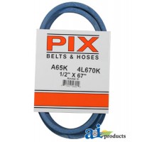 A65K - Kevlar Blue V-Belt (1/2" X 67" )	