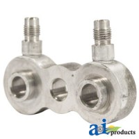 A6ADP - Extension, Manifold 1/2; Pad Mount, (2) 1/4 Male Ports