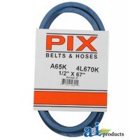 A65K - Kevlar Blue V-Belt (1/2" X 67" )	