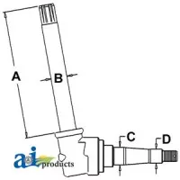 AA5789R - Spindle (RH/LH)	