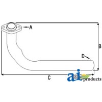 AB322R - Exhaust Pipe	
