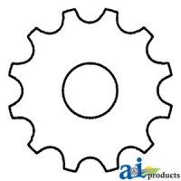 ACSPROCKET1 - Sprocket w/ 1" Hole 	