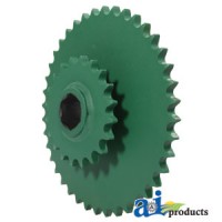 AE39652 - Sprocket, Double; Lower Drive Roll, 20/40 Tooth