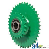 AE51818 - Sprocket, Mega Wide Pickup; Idler W/ Bearings, Double, 40/22 Teeth