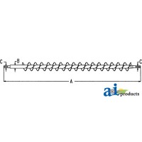 AH107393 - Auger, Tank Front Cross	