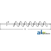 AH130425 - Auger, Shoe Grain Supply (LH)	