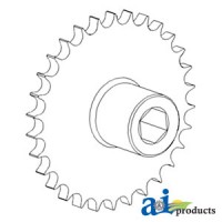 AH130571 - Sprocket Assy, Upper Tailings Elevator 	