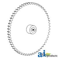 AH140001 - Sprocket Assy, Grain Tank Cross Auger 	