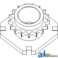 AH143227 - Sprocket, Drive; 17 Tooth / 50 Chain 	