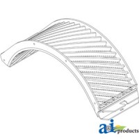 AH207851HB - Concave, Helical Bar; Middle/ Rear, Small Wire, High Wear