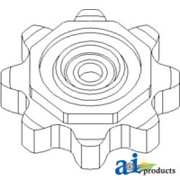 AH231386 - Idler Sprocket, Gathering Chain 	