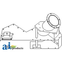 AH235411 - Housing, Upper Clean Grain Auger