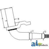 AH87542 - Spindle, LH	