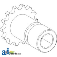 AH91784 - Sprocket, Drive; 14 Tooth / 60 Chain 	