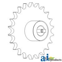 AH121046 - Sprocket, Tailings Auger, Upper 	