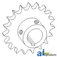 AH128075 - Sprocket, Unloading Auger Countershaft Drive	